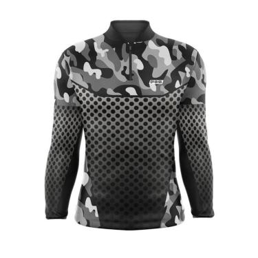 Imagem de Camisa Camiseta Pqs New Ml Pescador Pesca Gz Ref 09 Uv50+-Unissex