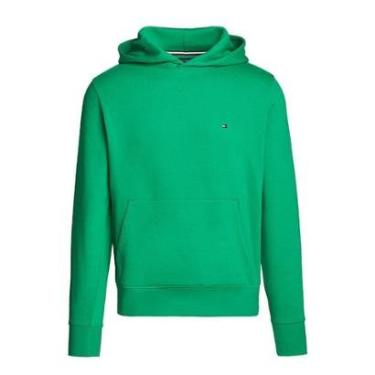 Imagem de Moletom Canguru Tommy Hilfiger Flag Logo Hoody Verde-Masculino