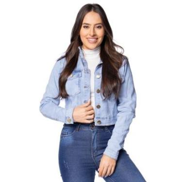 Imagem de Jaqueta Jeans Feminina Pitt-Feminino