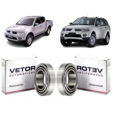 Imagem de Kit 2 Rolamento L200 Triton Pajero Dakar Full Caixa Satelite - Girar R