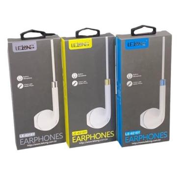 Imagem de Fone De Ouvido In-ear P2 Com Microfone Sem Ruído - Lelong, Dourado