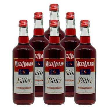 Imagem de Genérico, Bitter Amaro MezzAmaro Garrafa 1l 6 Unidades
