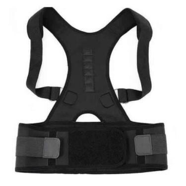 Imagem de Colete Modela Corretor Magnetica Postura Costas Cinta Coluna - OEM