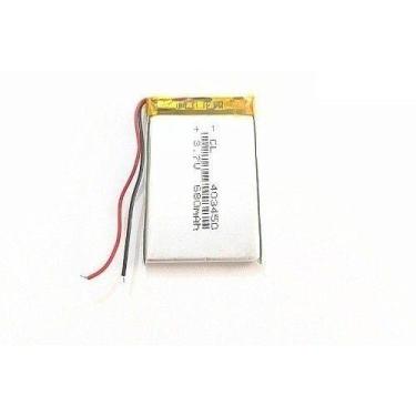 Imagem de Bateria  3.7v  680 Mah    50mm X 34mm X 4mm 2 fios - bgb