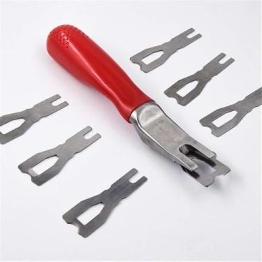 Imagem de Ferramenta de lâmina de corte de soldagem de piso de vinil tapete T ferramenta de patinação