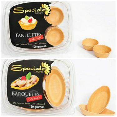 Imagem de Kit Barquetes e Tartelete Canapês P/Rechear aprox. 480 Und. - Speciale