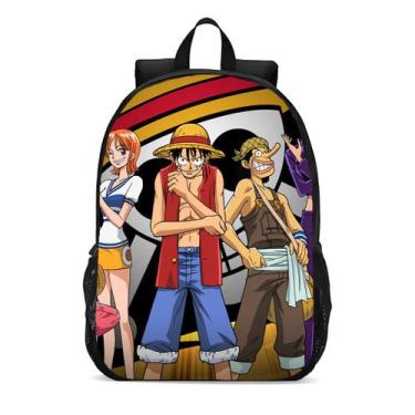 Imagem de Mochila Escolar Infanto Juvenil Anime One Piece Novidades 0357 - Geek 