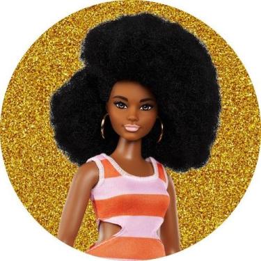 Imagem de Painel Festa Redondo C/ Elástico 1,50m Girl Black Power - Fadrix