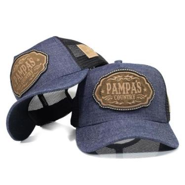 Imagem de Boné Trucker Telinha Linha County Pampa's Country Original Envio Imedi