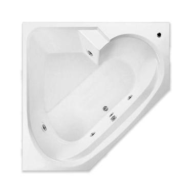 Imagem de Banheira de Canto Alpha Dupla com hidro em acrílico - Só Banheiras, 1,