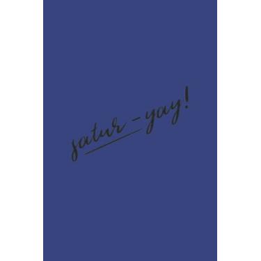 Imagem de Satur-Yay Black Text Notebook: Deep Space Royal Matte Finish Lined Journal, 6 x 9 120 Pages, Gift For Thinkers, List Makers and Doers (Satur-Yay Black Text Journal)