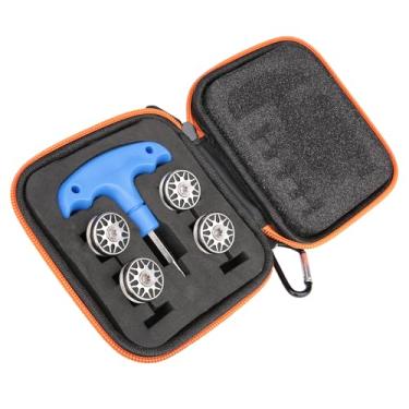 Imagem de OGECLF Kit de pesos de golfe preto para Odyssey Stroke Lab, Trilha Tripla, O-Works Putters (2 x 25 g 2 x 30 g)