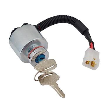 Imagem de 66101-55200 66101-55202 Interruptor de ignição compatível com Kubota ZD18 ZD21 ZD25F ZD28 BX1500D BX1800D BX1830D BX2200D BX2230D BX22D BX22D BX22D 3D G21 60 G2460G TG1860 G1700 G1800 G1900 G2000 com