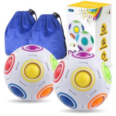Imagem de Conjunto Coogam Puzzle Ball Rainbow - 2 Jogos com Cores Combinadas