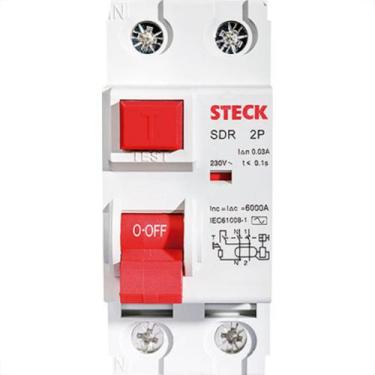 Imagem de Interruptor Diferencial 2P 40A 30Ma Stec - STECK