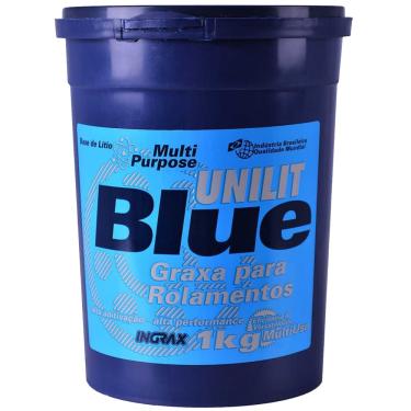 Imagem de Graxa Azul Para Rolamentos Unilit Blue 2 Ingrax 1Kg