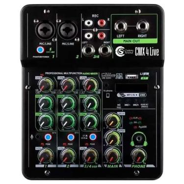 Imagem de Mesa de som custom sound 4 canais cmx 4live
