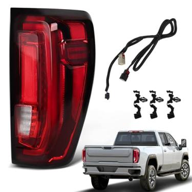 Imagem de KNSPEC Luzes traseiras de LED compatíveis com GMC Sierra 1500/2500 HD/3500 HD 2019-2024 Conjunto de luz traseira de luz traseira 84565922 GM2801310 (1924Sierra 1500 LED lado direito do passageiro)