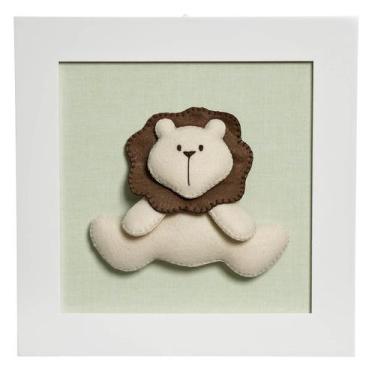 Imagem de Quadro Decorativo Leão Quarto Bebê Infantil Menina Menino - Potinho de