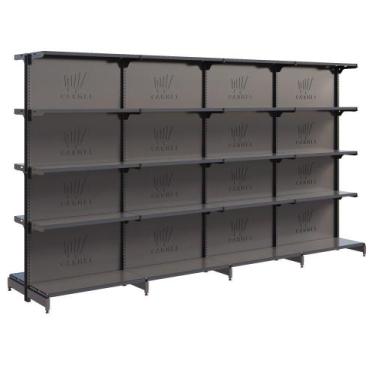 Imagem de Prateleira Gondola Fit 40 Centro 1 Inicial e 3 Continuações 1,70m Loja