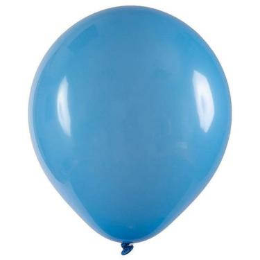 Imagem de Balão de Festa Redondo Big Balão 25  Azul Celeste  01 Unidade  ArtLate