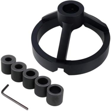 Imagem de Kit De Jig De Cavilha, Localizador De Furos Reto Para Carpintaria De Liga De Alumínio, Guia De Broca Vertical Para Carpintaria, Localizador De Perfuração Para Borda De Tábua De, 7 Pcs