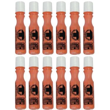 Imagem de Kit 12 Marcadores Industrial Laranja 3Mm Baden