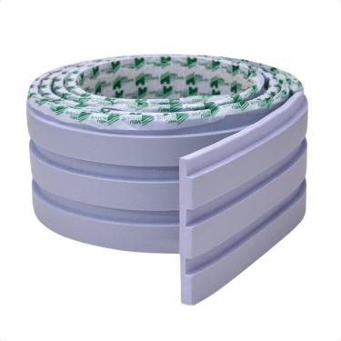 Imagem de Painel Ripado Laminado De Eva Autocolante Rolo 10Mt Azul