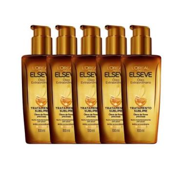 Imagem de Kit 5 Óleos Finalizadores Elseve Extraordinário - Atacado Salão