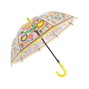 Imagem de Guarda-Chuva Infantil Transparente Abelha Fazzoletti