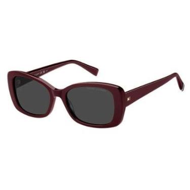 Imagem de Óculos de Sol Tommy Hilfiger 2225S Bordo Lente Cinza-Unissex
