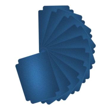 Imagem de Generic 10x divisores de cartão de negociação, divisores de página de cartão, divisor de caixa de cartão, tamanho padrão com abas para cartões de jogos, azul