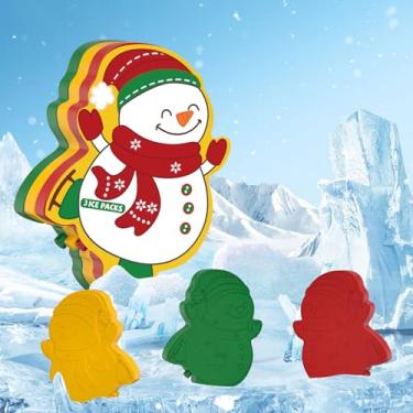 Imagem de Bandeja de gelo e pacotes de gelo - reutilizável, congelamento rápido, economia de espaço, refrigerador de longa duração, pacotes de gelo finos ideais para viagens, piqueniques, utensílios de cozinha