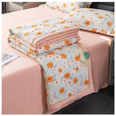 Imagem de Colcha térmica leve de verão, edredom leve de verão colcha macia, edredom térmico, colcha lavável cobertor acolchoado para todas as estações