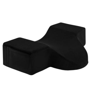 Imagem de Almofada de cílios para dormir | Almofada de enxerto de cílios para pescoço | Almofada de enxerto de cílios com bolsos, suprimentos de suporte para as costas para centro de spa