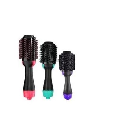 Imagem de Escova Secadora 110 Alisador Elétrica Escova de ar quente Modeladores de cabelo Com 3 Em1 (aleatório,220V)