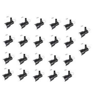 Imagem de Kit 22 Spot Trilho Perfilado Eletro calha Par20 Bulbo OL4 - Hiperlight