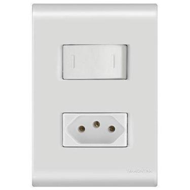 Imagem de Conjunto 1 Interruptor Paralelo + 1 Tomada 20A - Tlb014 - Tramontina