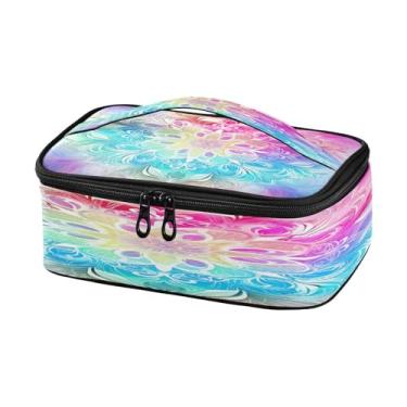 Imagem de GUIJI Lancheira colorida com padrões grandes, isolada, à prova de vazamento, lancheira para mulheres e homens, lancheira portátil para trabalho, piquenique, viagens