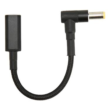 Imagem de Pissente Adaptador USB C a CC 5.5x2.5mm Ministro de 100w Tipo C a 5.5x2.5mm DC Com Chipset de Marca PD E para Carregamento de Laptop Portátil