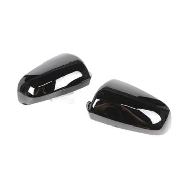 Imagem de Capa para espelho retrovisor lateral com padrão de fibra de carbono preta, compatível com Audi A3 S3 8P 05-08, A4 S4 B6 B7 8E 8H, A6 S6 C6 4F(A pair Black)