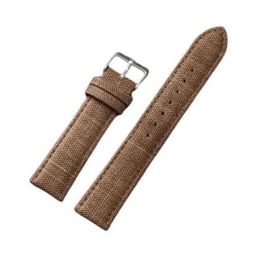 Imagem de Pulseiras De Relógio Unissex Em Denim E Nylon Canvas 10-22mm, Macias, 