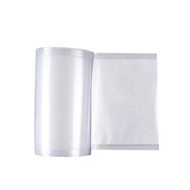 Imagem de Rolos de Sacos para Selador a Vácuo 2 Food Saver Armazenamento Alimentos Seal Meal Seladores Comerciais BPA Confiáveis Seguros Frescos Materiais Nylon PE Camping Trilha Pesca Viagem