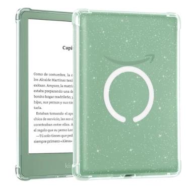 Imagem de iDLEHANDS Capa transparente para Kindle de 15.2 cm 2024 e 2022 (11 Gerações) - Capa transparente ultrafina de TPU macio, proteção leve e durável