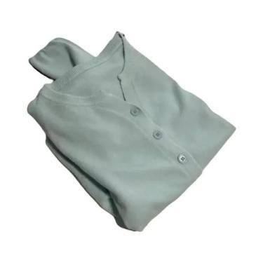 Imagem de Suéter Feminino De Cashmere Tricotado Fino Com Gola Redonda, Quente E 