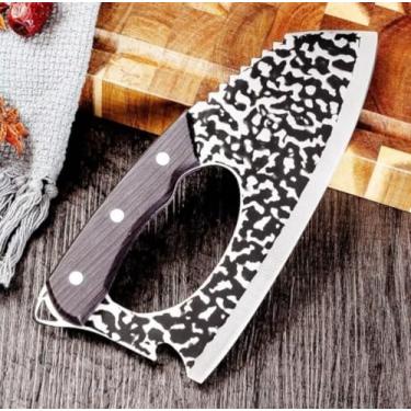 Imagem de Cutelo lnox Profissional Cabo King Artesanal Churrasco Cozinha