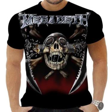 Imagem de Camiseta Camisa Personalizada Rock Metal Megadeth 7 - OBDS, BABYLOOK P