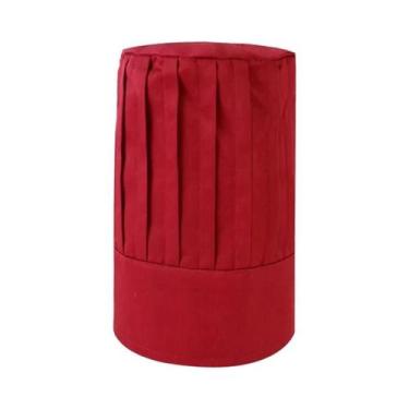 Imagem de Chapéu De Chef Branco 22-29cm, Boné De Cozinheiro Para Garçom, Garçone