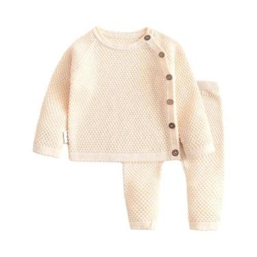 Imagem de Conjunto De Roupas Casuais Para Bebês Meninos E Meninas Outono Inverno