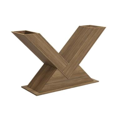 Imagem de Base De Mesa Para Cozinha Amora Ba35 Madeirado Sem Tampo Canela Kappesberg